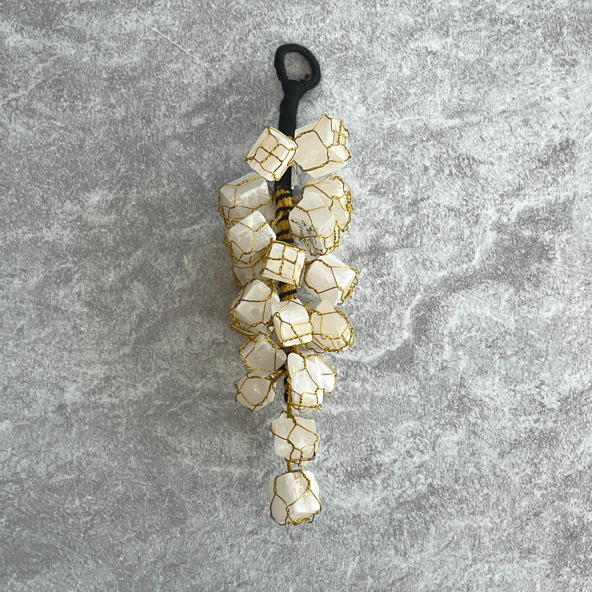 Mini Tumble Hanger - Selenite Mini Tumble Hanger - Selenite